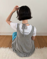 Halterneck Bubble Tee (2colors)