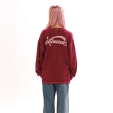 WAFFLE COZY L/S TEE_WINE