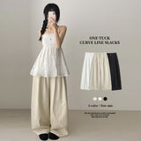 Back Banding ✨ Easy Pintuck Wide Banding Pants
