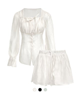 Eve Frill Blouse & Skirt