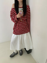 チノコットンスカート