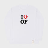 [UNISEX] アイラブベア長袖Tシャツ