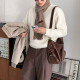 LMN Even Angora Mohair Round Knitwear (8 colors)