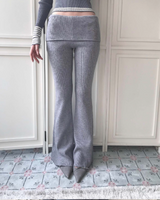 ben over low ribbed bootcut knit pt