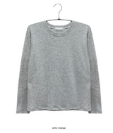 ケアベーシック起毛長袖Tシャツ(6c)