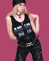 young punk denim pants