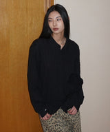 JACQUARD SHIRT black