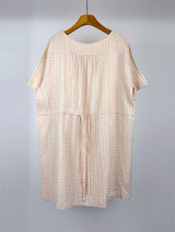 SOFT FLOWER BUTTON DRESS (2C)