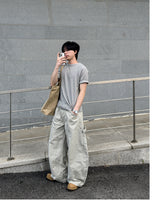 レトン ダブルニー ワイドワークパンツ