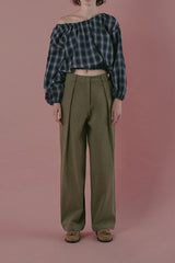 Cotton chino pants_khaki