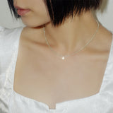 Single dew necklace