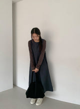 26SS★ [BAONHAUS] Ringchi Layered Span Round T-Shirt
