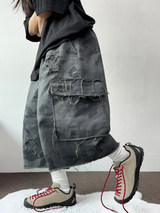 DAMAGE VINTAGE MILITARY BERMUDA PANTS 🖤🩶💚🤎20L0R