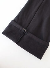 パンチングアイレットストリングワイドパンツ