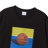 25SS スクエアバスケットボールショートスリーブTシャツ ブラック