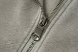 Aerin Washed Seam Zip Hoodi