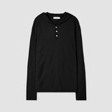 No.1166 T thin henly neck hood T (4color)