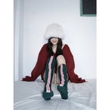 【MADE】christmas frill socks