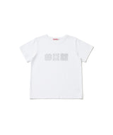 LACE FLOWER T SHIRT - WHITE