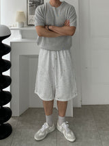Point Rivet Bermuda Pants
