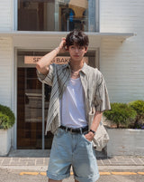Derryan Linen Short Sleeve Shirt