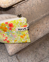 Garden flat pouch - green , M size
