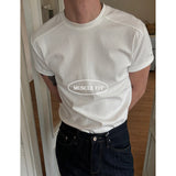 [MUSCLE FIT] バックラインセミクロップTシャツ(5color)