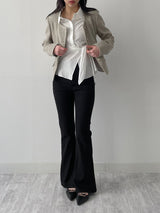 Blossom Square Neck Tweed Short Jacket