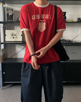 ADカラーマッチング リンガー ショートスリーブ Tシャツ