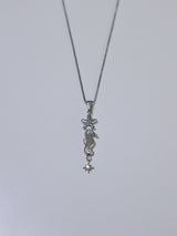 coral starfish seahorse necklace