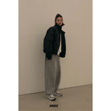 Short Minimal Duck-Down Padding Black