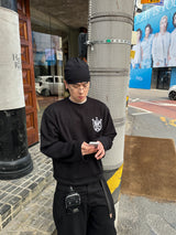 No.1686 twin emblem KNIT T