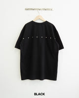 スタッズ シーム ショートスリーブ Tシャツ