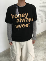 スウィート セミクロップ ショートスリーブ Tシャツ 6C