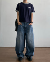 Border Crop Short Sleeve T