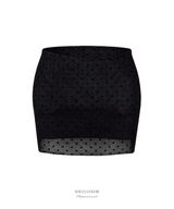 Lolly Dot Sheer Skirt (2color)