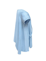  DRAPING TOP . LIGHT BLUE