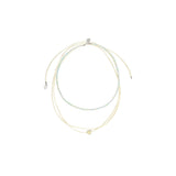 [925 SILVER] Pastel String Necklace (3colors)