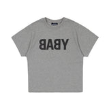 ベイビーロゴハーフTシャツ GREY