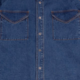  REGULAR DENIM PAISLEY SHIRT (UNISEX)_SYF4BL01BU