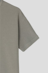 [1+1] ミニワッフルクロップマッスルTシャツ