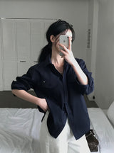 [MADE] Anton, pocket loose fit shirt