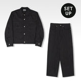 Stripe Trucker Denim Jacket 2COLOR