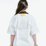 [UNISEX] C.O.M.E Mechanic Short Sleeve Work Jacket (White)