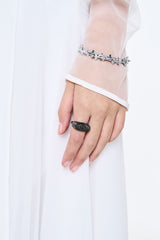 NO.577 [BLACK] ROUND KEY HOLE RING