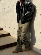 Pigment pocket cargo pants(3color)