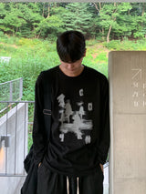 Shadow printing long sleeve