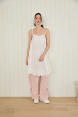LOVELY PIN-TUCK LACE DRESS