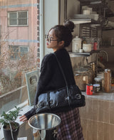 バタフライルーズフィットアンゴラニット