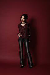 CORSET HIGHLIGHT BOOTS CUT DENIM #NOIR